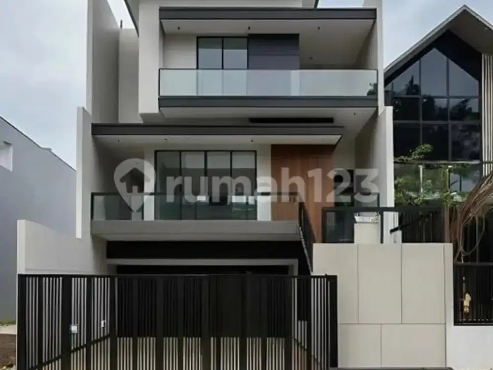 Rumah Minimalis Modern Cantik Baru 3Lt di Intercon