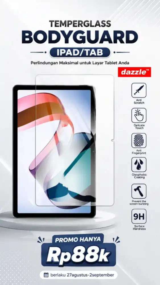 Temperglass Bodyguard Ipad /Tab