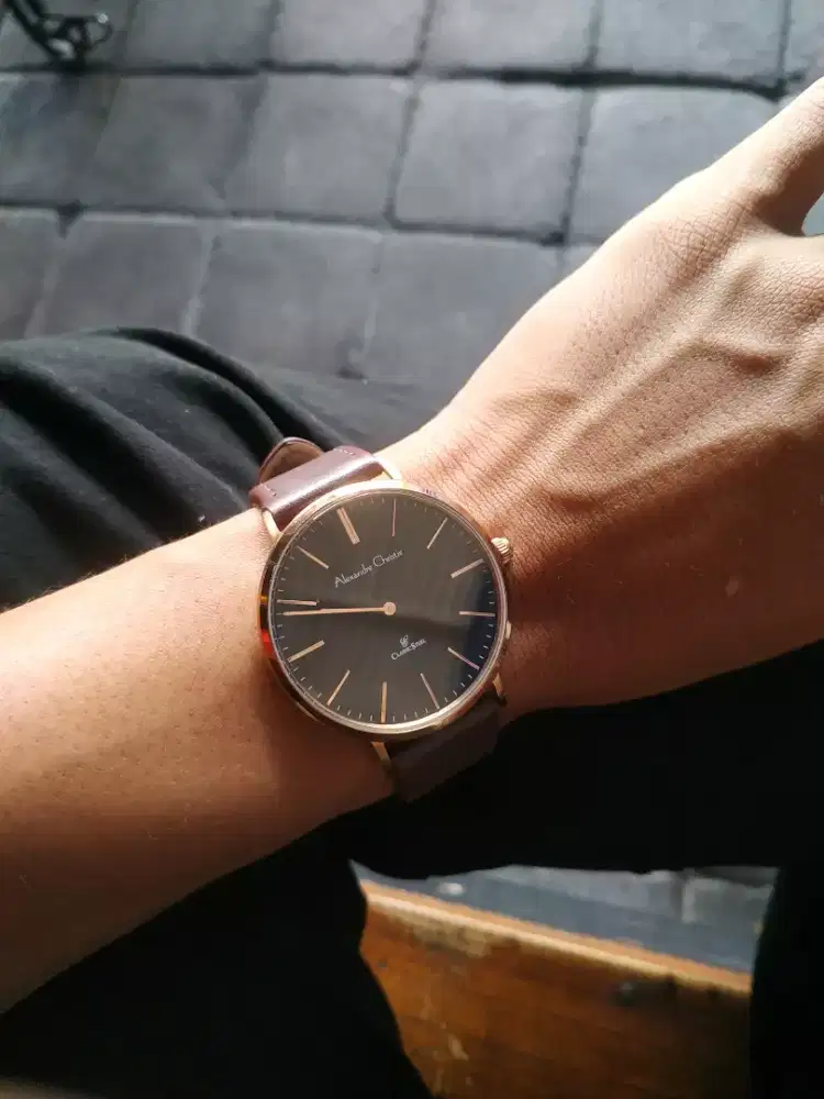 jam tangan Alexandre christie full ori