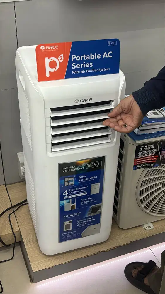 JUAL AC PORTBALE 1/2 PK GARANSI 5 dan 10 TAHUN