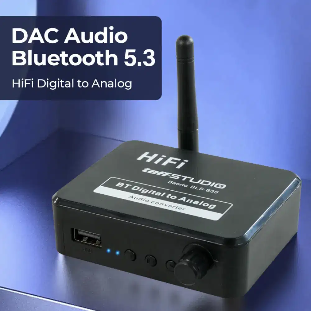 DAC Audio Bluetooth 5.3 Receiver HiFi Digital to Analog