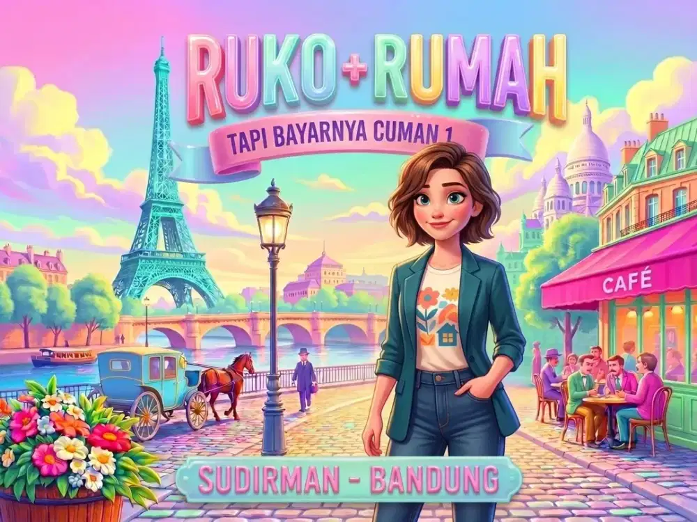 JUAL RUKO DI JAMIKA, SUDIRMAN, BANDUNG KOTA.