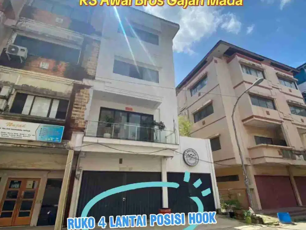Dijual Cepat Ruko 4 Lantai Nusa Bali Hook Full Renovasi Siap Huni