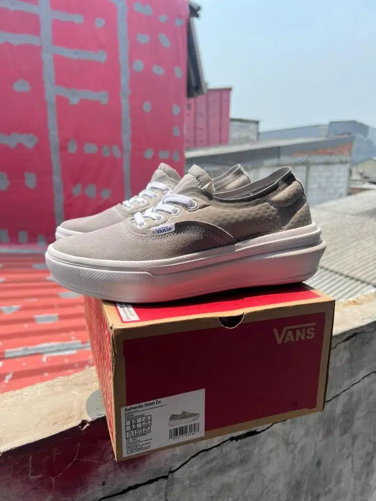 VANS AUTHENTIC OVER CC GREY WHITE
