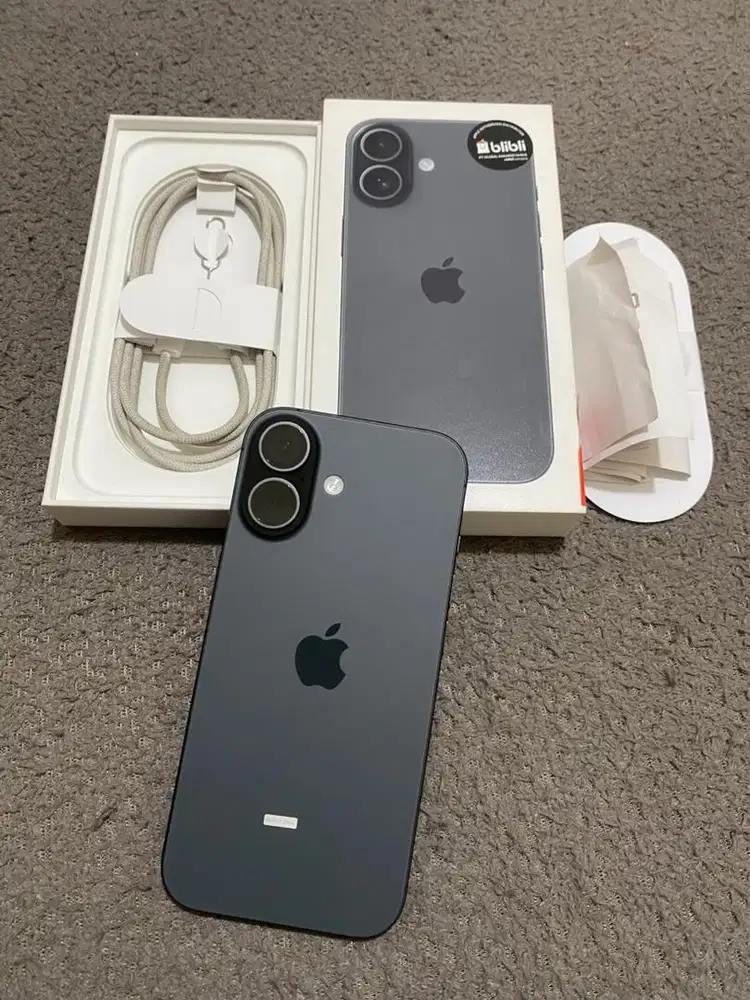 Iphone 17 256 GB Blibli Black Garansi ON Juli 2027