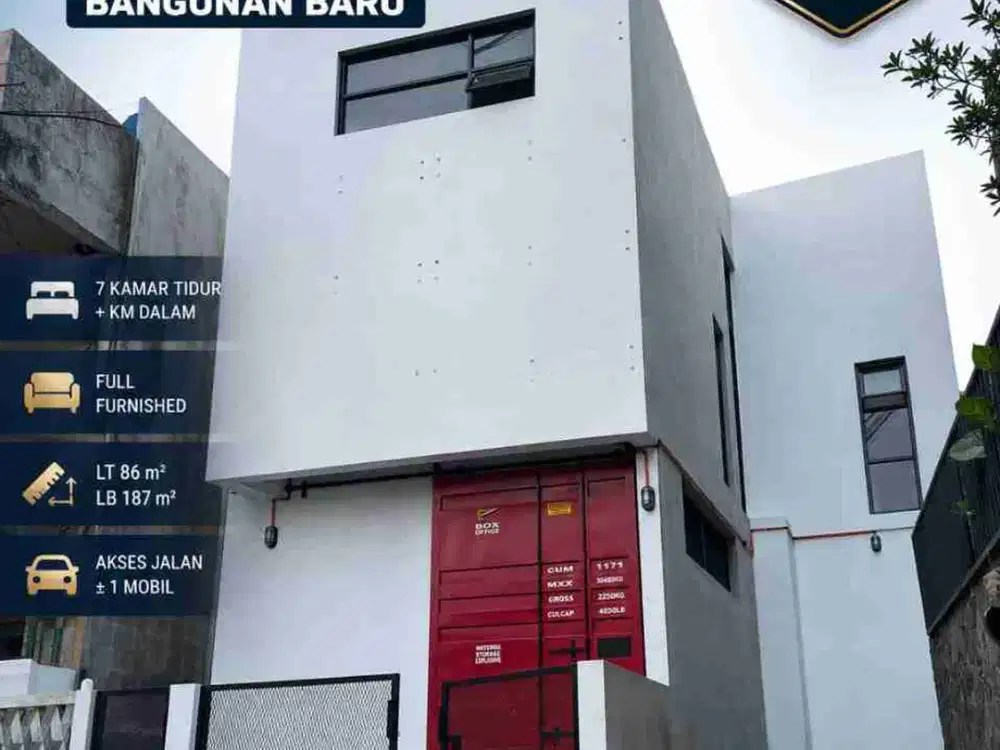 Potensi Income 19 Jutaan/Bln !!! Rumah Kost Baru Cisitu Indah Dekat Dago, ITB Tamansari Bandung