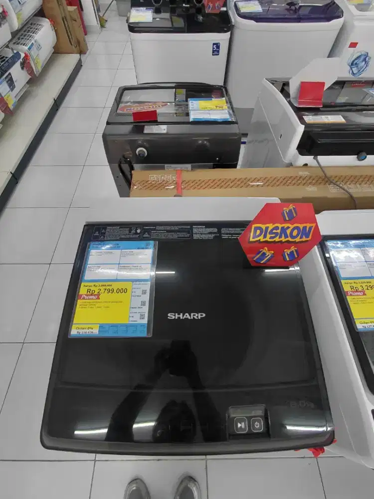 Mesin Cuci SHARP 8KG 350 Watt