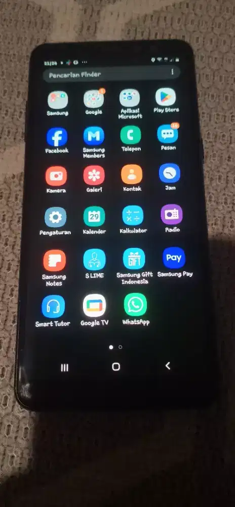 Jual hp bekas masih layak pakai, samsung a8 plus 6/64gb