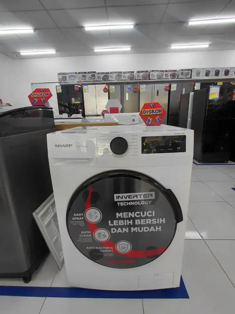 Mesin Cuci Sharp 7KG 200 Watt Inverter