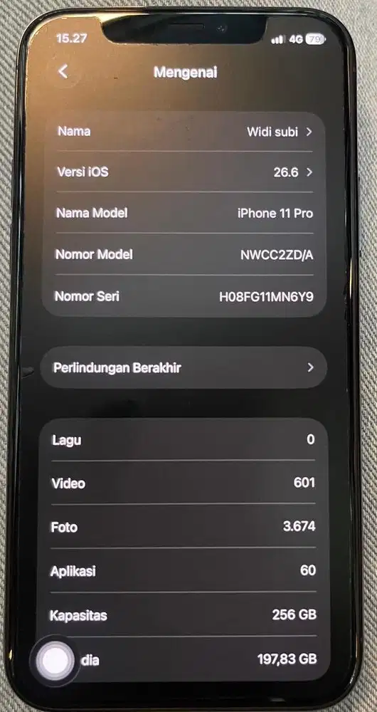 Iphone 11 pro 256 GB Inter