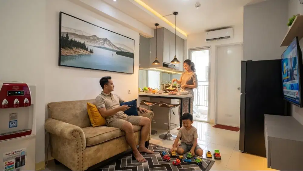 Disewakan Apartemen 2BR Bassura City - Unit Gress Tinggal Bawa Koper!