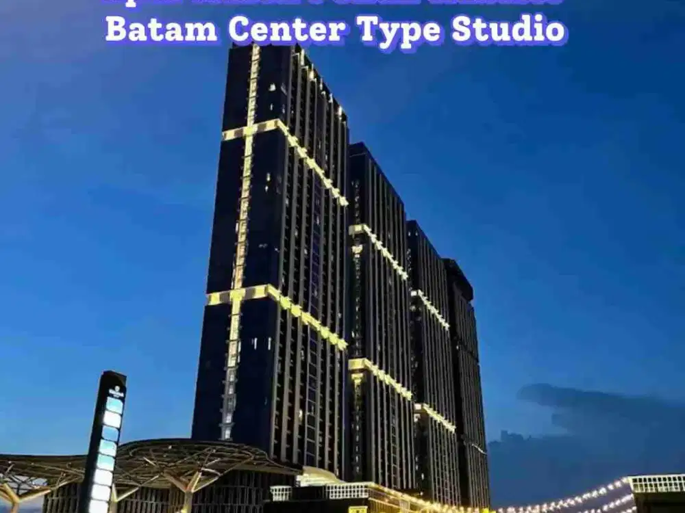 Dijual Murah Apartemen Pollux Habibie Batam Center Siap Huni Pusat Kota Batam
