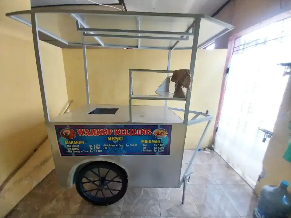 Gerobak tarik di motor