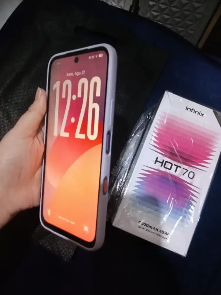 JUAL HP INFINIX HOT 70 RAM 4+4 ROM 128 GB