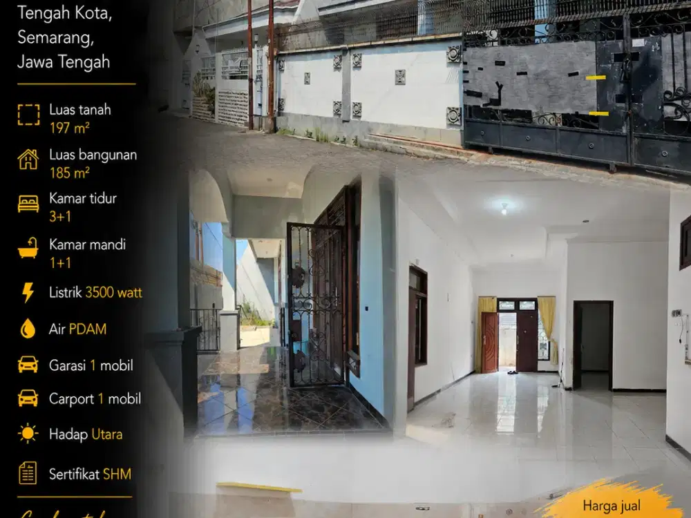 Brumbungan, Tengah Kota, dekat sekolah LOYOLA dan Simpang Lima, Semarang