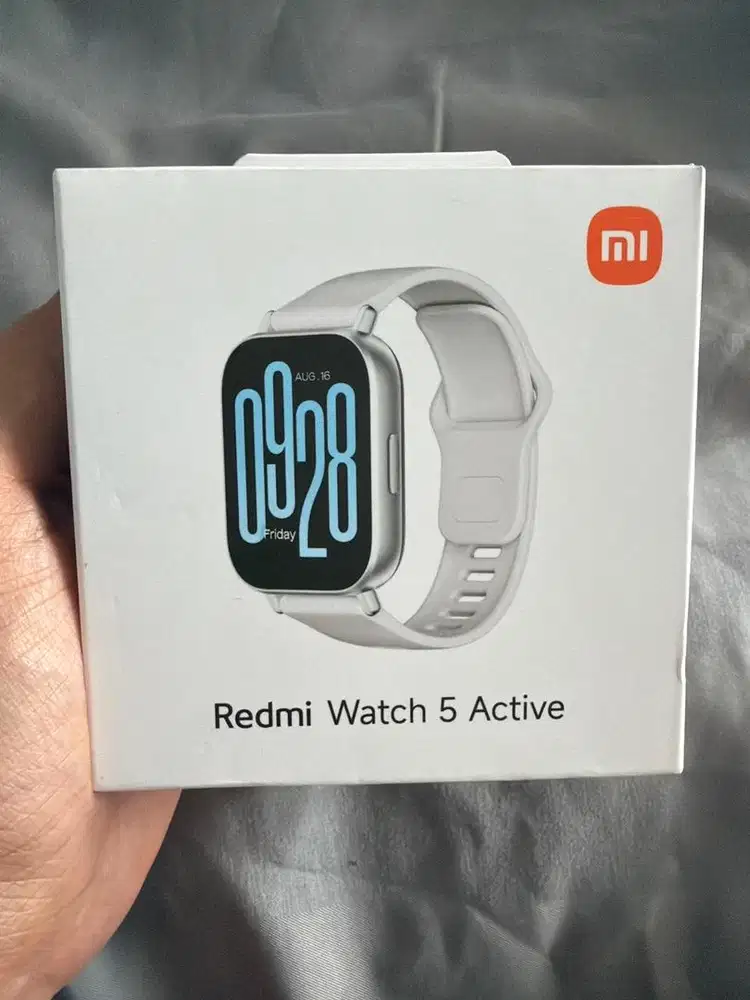 Jual baru sell new xiaomi redmi watch 5 active silver segel baru bnib