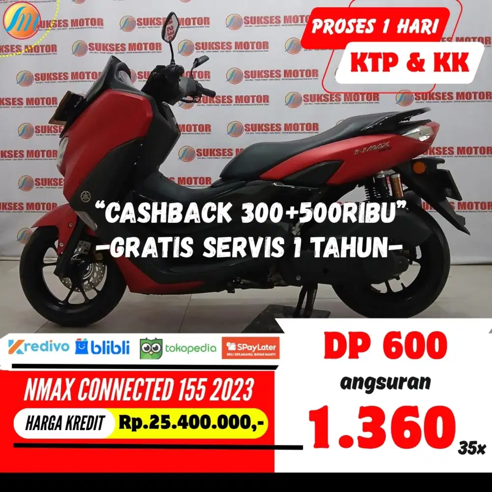 DP PROMO 600RIBU YAMAHA NMAX CONNECTED 155 2022 ANGSURAN SANGAT RINGAN