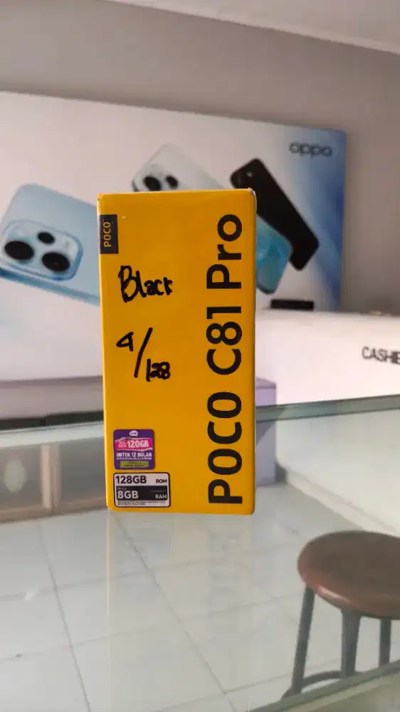 POCO C81 PRO 4+4/128 GARANSI RESMI BARUI