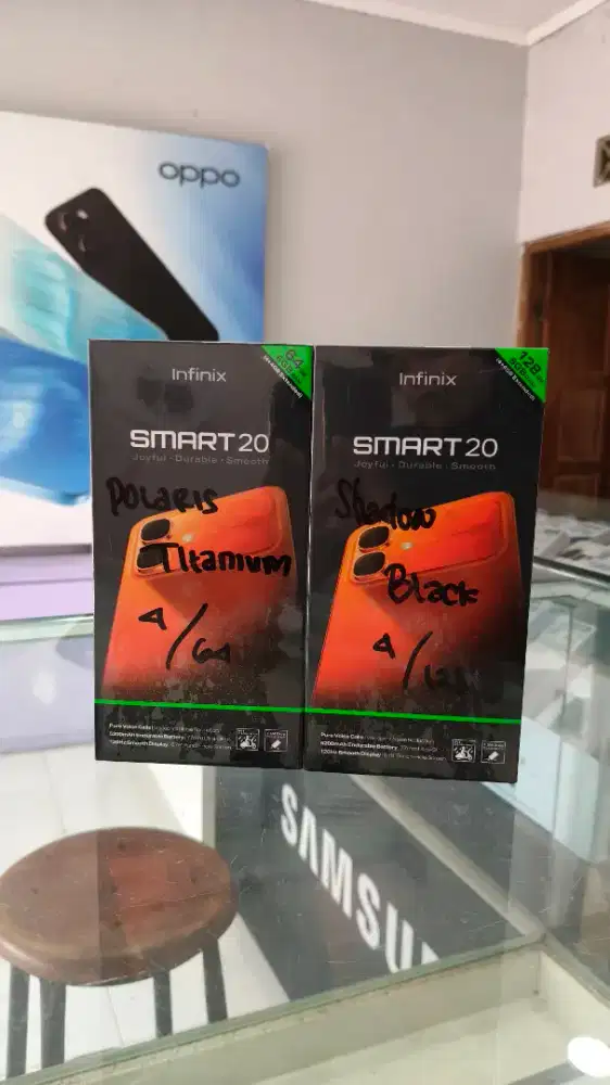 INFINIX SMART 20 4+4/128 BARUU GARANSI RESMI