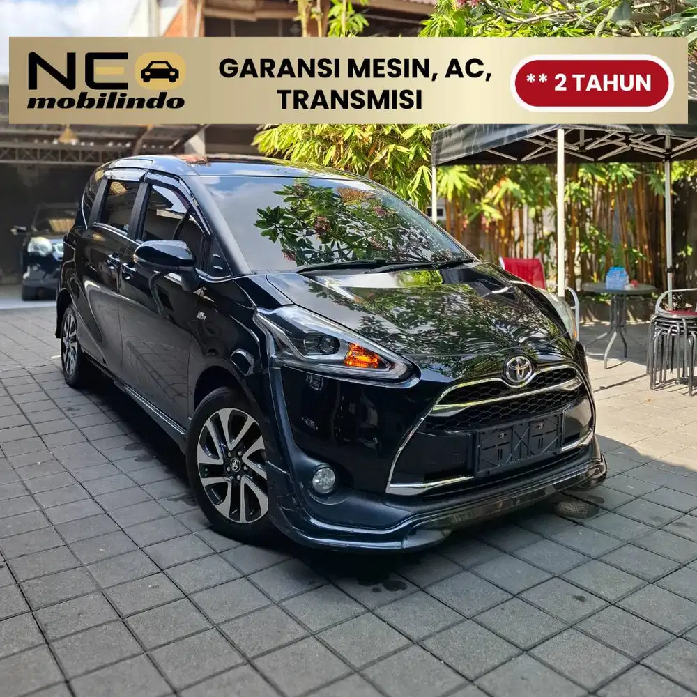 [ Garansi Mesin & Transmisi ] TOYOTA SIENTA 1.5 Q BENSIN AT 2016 HITAM