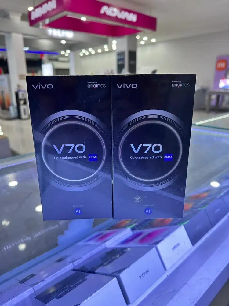 Vivo v70 8/256gb new bisa cicilan, cukup ktp aja