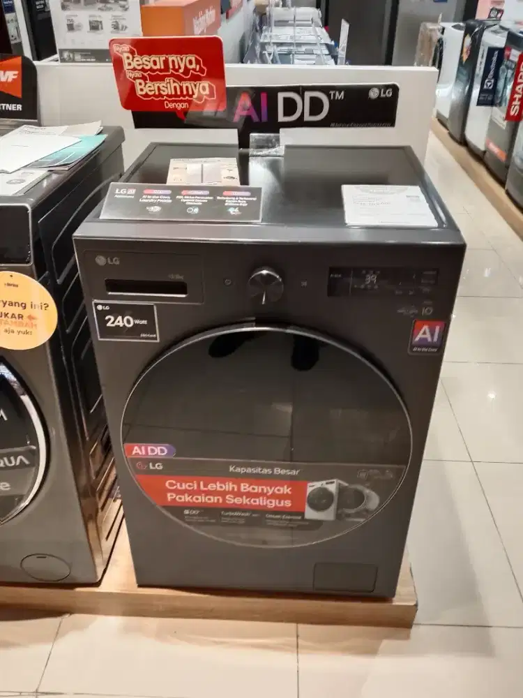 Mesin cuci front loading wash dryer 15 kg
