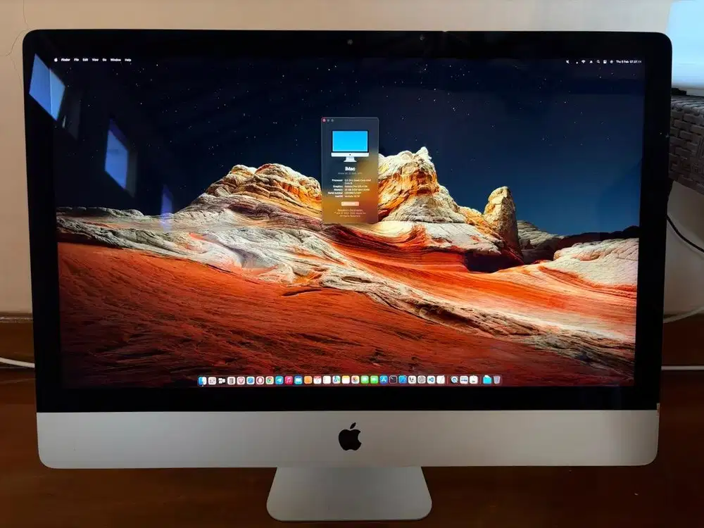 Imac 2017 i5 27inch 4k Ram 32GB  SSD Samsung 500GB Radeon 575 4GB