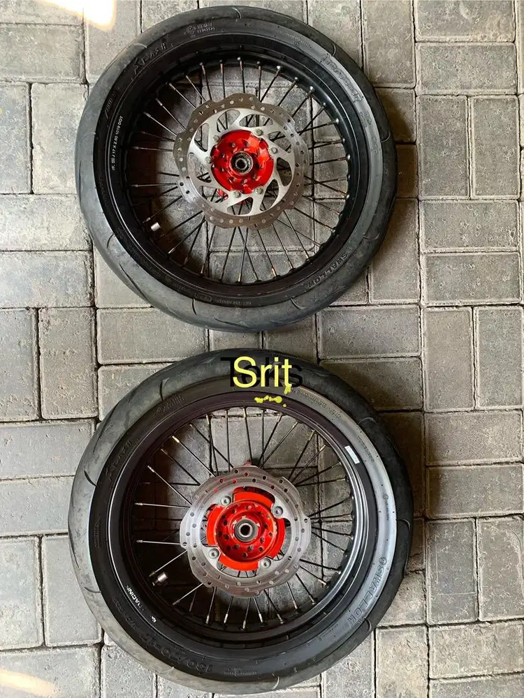Velg ORI TK JAPAN (Satu Set) & Knalpot ORI Norifumi Rocket 4