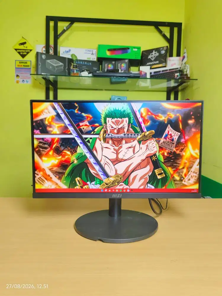 Monitor MSI led wide 22 inch fullhd frameless 100Hz