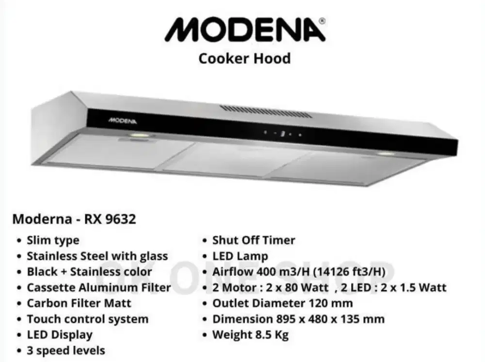 PENGHISAP UDARA COOKER HOOD