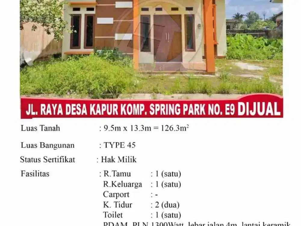 Rumah Spring Park Residence Deskap