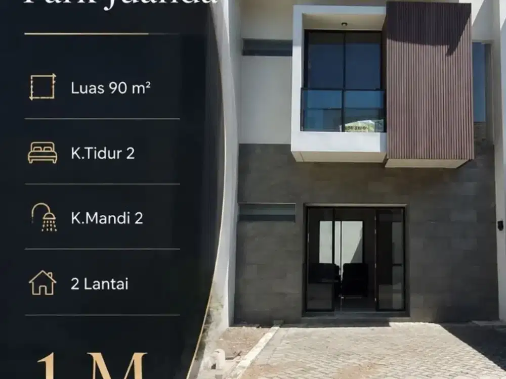 Dijual rumah baru gres central park juanda