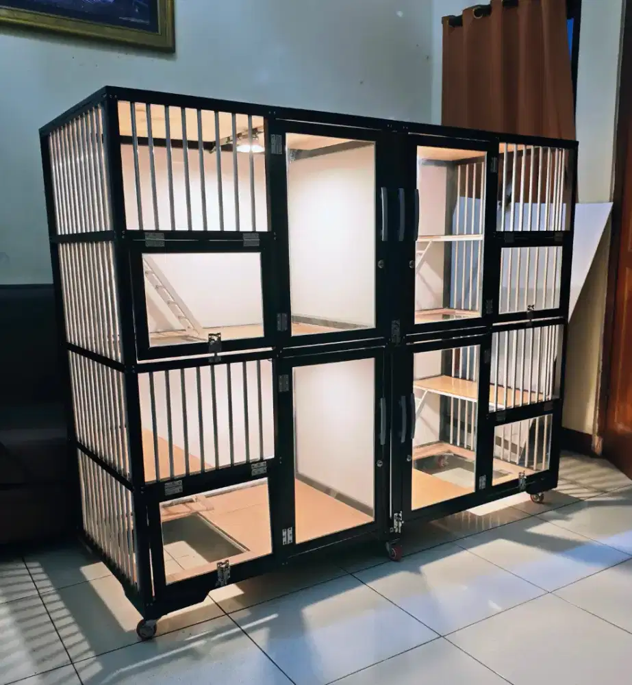 Kandang Kucing Aluminium Preloved BSH British Scottish Munchkin Persia
