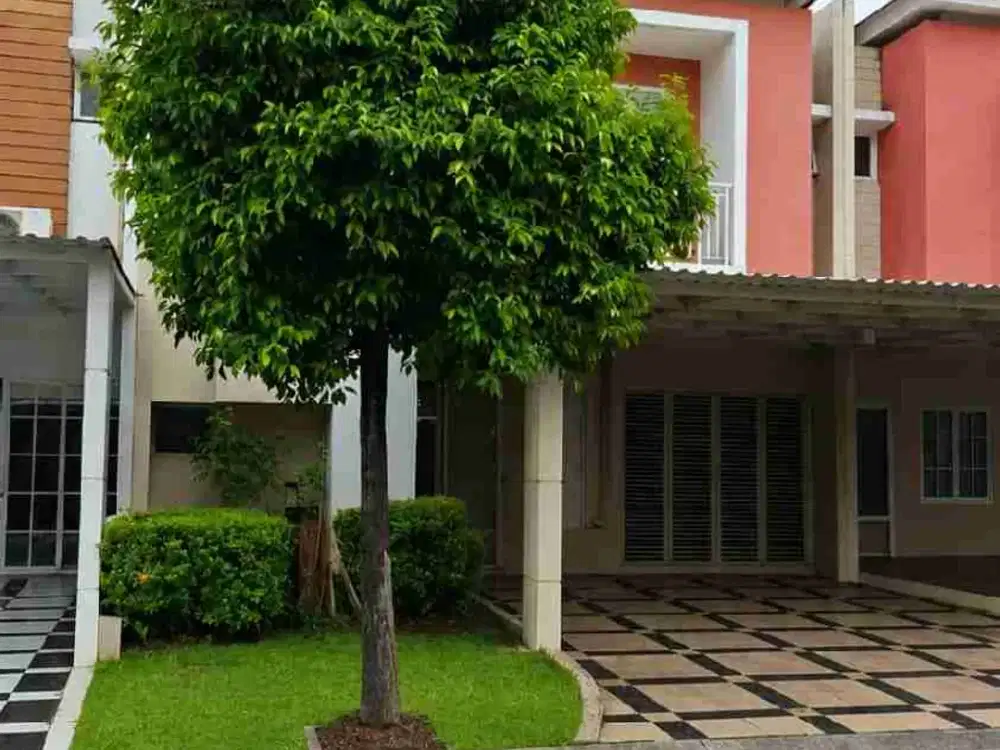 Sewa Rumah Cluster Lotus Summarecon Bekasi LT 144 m2 2+1KT 60 Juta/Tahun