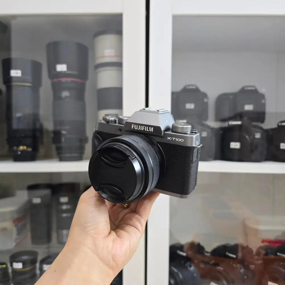 KAMERA FUJIFILM X-T100 + SUPER EBC XC 15-45mm OIS PZ (SN 1370)