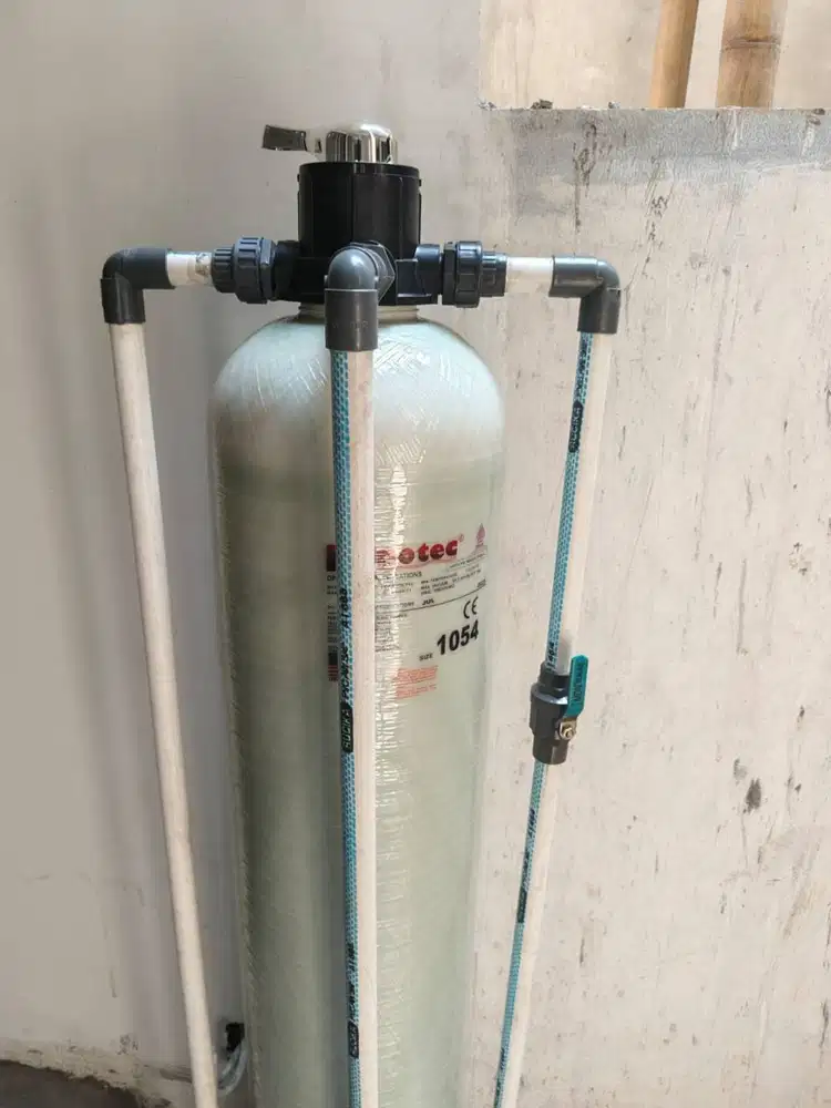 filter air sepaket dengan media /penjernih air kepala 3way