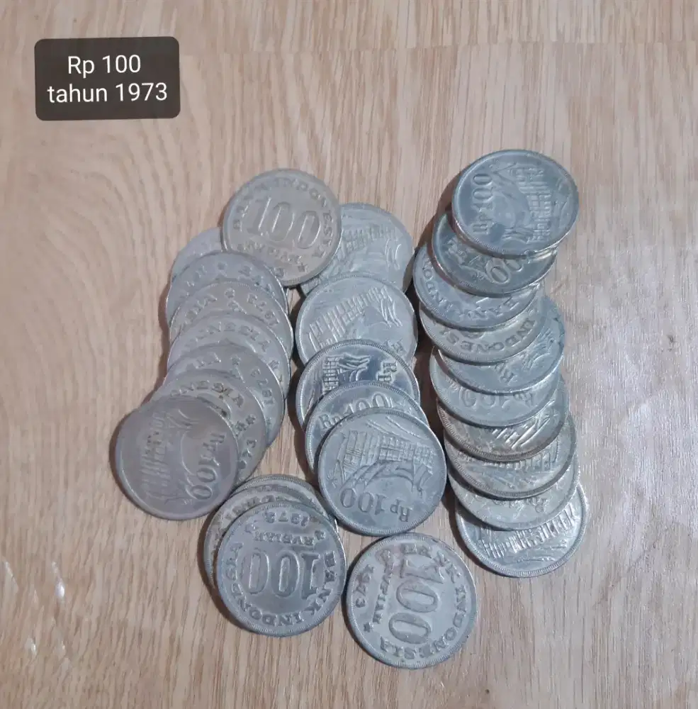Uang koin lama tahun 73 dan 78