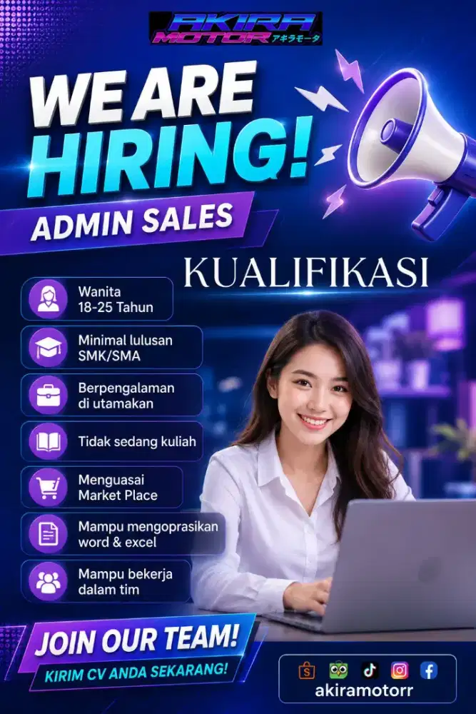 Loker admin sales