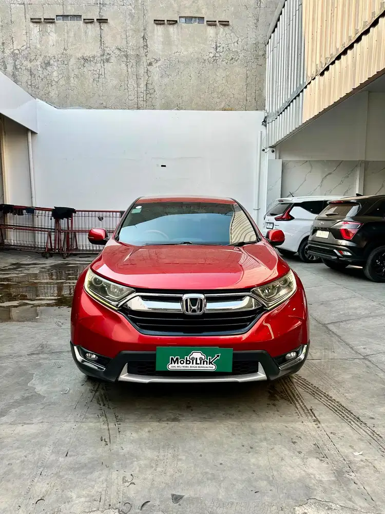 WARNA MERAH NEH, DP 10 JUTA SAJA, HONDA CRV 1.5 TURBO FACELIFT AT 2017
