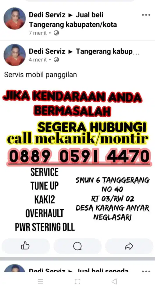 Mekanik mobil panggil