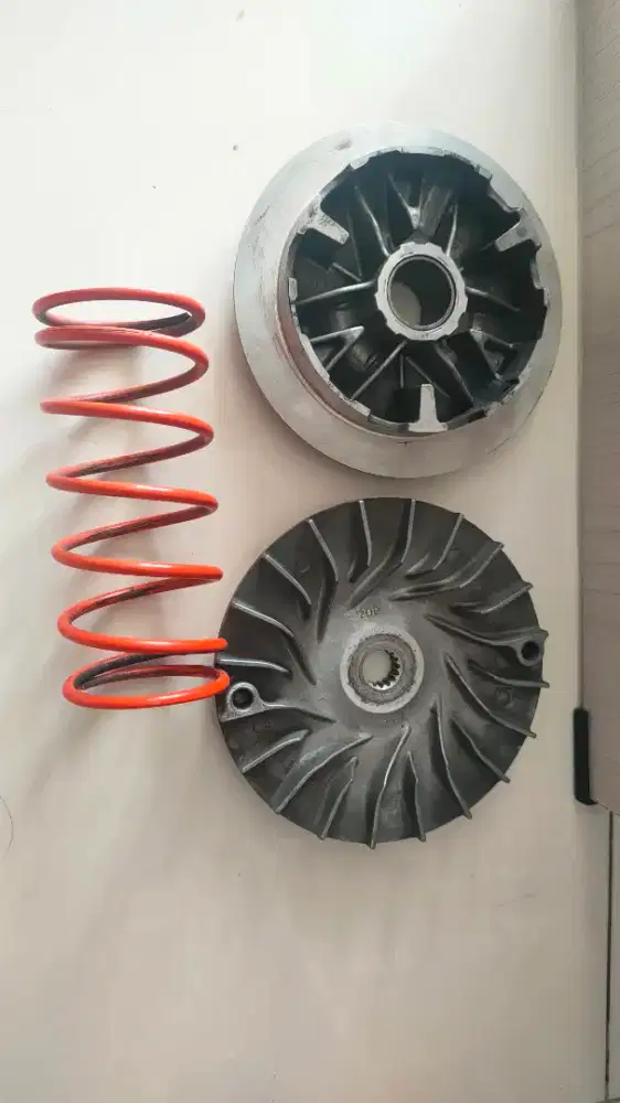 Pulley Set NMAX Old 2DP Original(Rumah Roller+Kipas+Per CVT Racing)