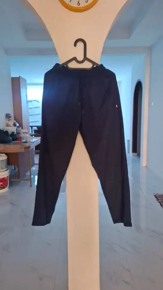 Celana Training Joging Olahraga Navy (2xl)