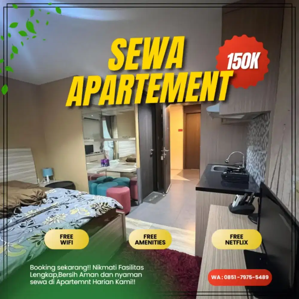 Sewa apartemen BINTARO ICON Tangerang Selatan Harian/Transit Termurah
