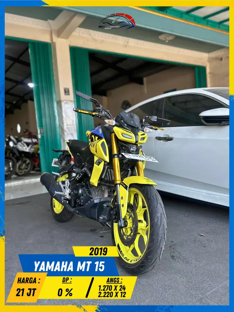 YAMAHA MT 15 2019 PLAT AG  SIAP PANTAU BOSS HIKMAH MOTOR KEPUH MALANG