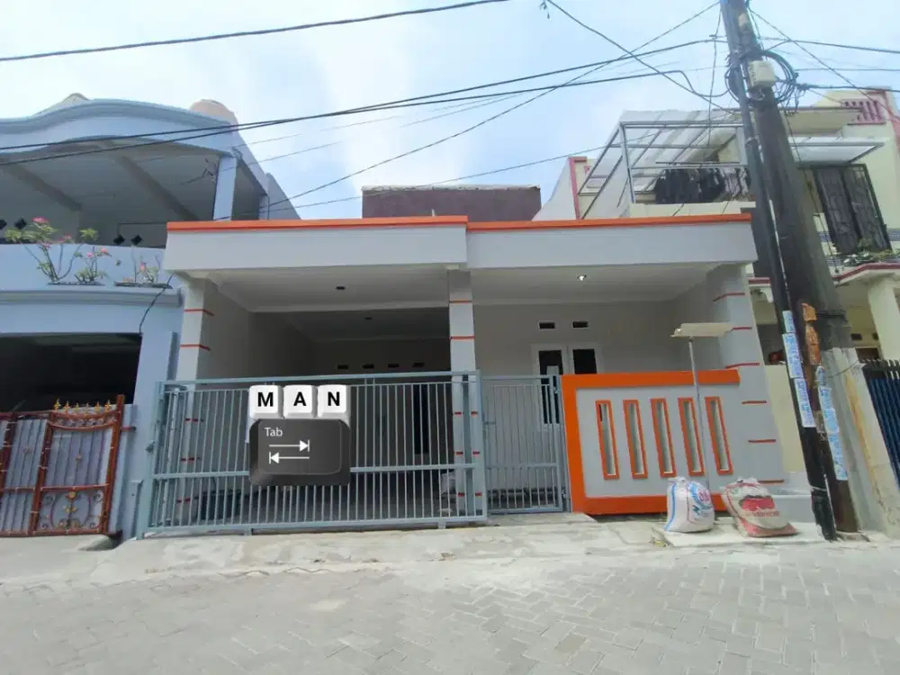 DISEWA Rumah Minimalis dengan Lokasi yang Strategis di Harapan Indah 1, Bekasi