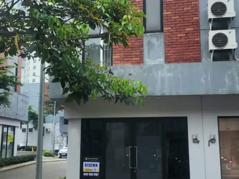 Sewa Ruko YC Hub BSD sudut strategis di BSD Pusat