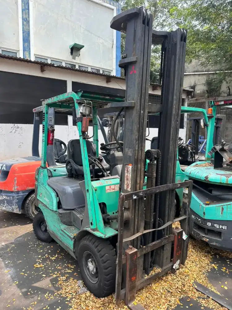 Forklift Mitsubishi 1,5 Ton,Manual,Threelift,Tahun 2016,Fullori