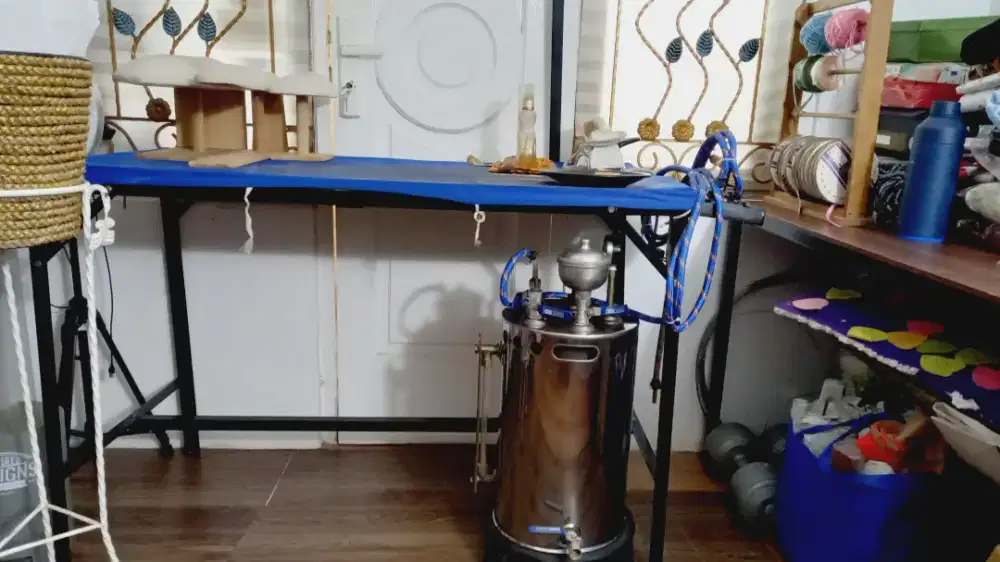 Setrika uap laundry