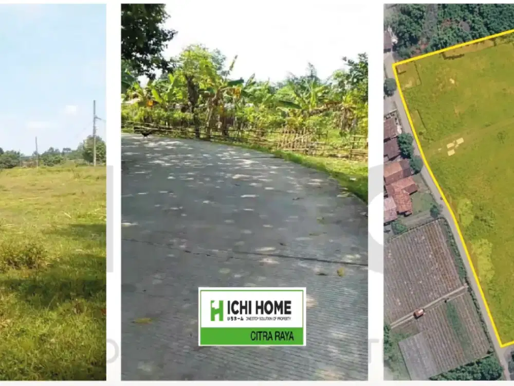 Tanah Siap Pakai Cocok Investasi Zona Industri di Kawasan Jambe Tigaraksa Tangerang