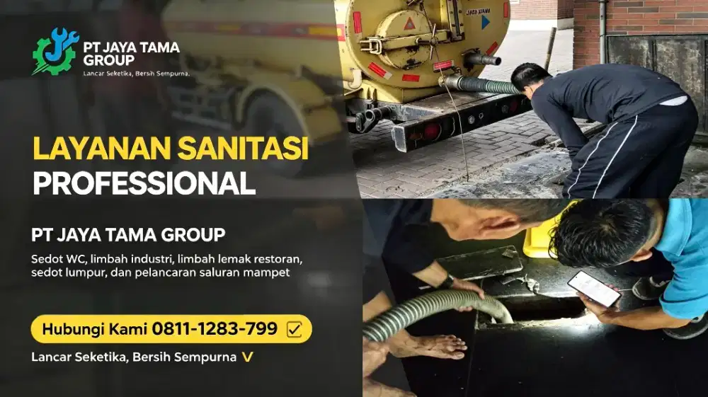 SEDOT WC KURAS LUMPUR TINJA & AHLI MAMPET TANPA BONGKAR